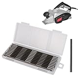 10 Stück Elektrohobel holz,Hobelmesser,Hobelmesser 82mm,Elektrohobel,Grundhobel,für Holzbearbeitungsmaschinen,(82 x 5.5 x 1.1 mm）