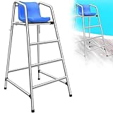 Abnehmbarer Rettungsschwimmerstuhl aus Edelstahl für Poolsicherheit, höhenverstellbar für den Innen- und Außenbereich