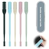 Viechoes nasierer,Doppelseitiges nasenhaarmesser,5 PCS 2-in-1 nasal hair cutter,nasenlochhaarentferner-werkzeug,Tragbarer nasenhaarschneider,nasenhaarschneiderklinge für Damen und Herren