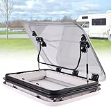 Wohnmobil-Dachlüftung – Universal-LED-beleuchtete Dachabdeckung für Wohnmobil-Fenster und Sonnendächer, großes Wohnmobil-Belüftungsset