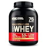 Optimum Nutrition Gold Standard 100% Whey, Proteinpulver, Geschmack French Vanilla Crème, 2.28kg, 76 Portionen