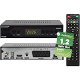 [ Test SEHR GUT, Note 1.2 *] Zehnder HX 2200 Sat Receiver mit Aufnahmefunktion, HD fähig, Full HD, Digital Sat-Receiver für Satellitenschüssel Satelliten Satellit TV Fernseher, HD-Receiver, HDMI