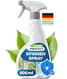 GEROBUG Anti Spinnenspray 500 ml - Spinnenabwehr Spray mit Langzeitwirkung - Mittel gegen Spinnen für Innen und Außen - Spinnen vertreiben im Haus & Garten