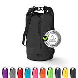 #DoYourOutdoor Where Tomorrow Dry Bag Tasche 2L schwarz | Wasserdichter Rucksack | Wasserfester Beutel & Packsack | Drybag ideal für Boot, Kajak, Angeln und Camping