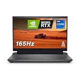 Dell G15 5530 Gaming Laptop 15.6' FHD 165Hz Display, Intel Prozessoren der 13. Gen i7-13650HX, NVIDIA RTX 4060 8GB, 16GB DDR5, 1TB SSD, Windows 11 Home, Deutsch QWERTZ Backlit Keyboard Schwarz