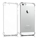 Transparent Silikonhülle TPU Anti-Shock für iPhone 5 / 5S / SE, Handyhülle Premium Kratzfest TPU Durchsichtige Schutzhülle