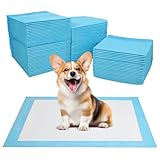 JANUIXCO 100 Stück PIPI Matten für Hunde 33 × 45 cm - Wickelunterlage Auslaufsicheres 5-Lagiges Design, Schnell Trocknender Oberfläche - Inkontinenzunterlage Einweg für Kranke und Inkontinente Tiere