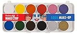 Kreul 37071 - Fantasy Aqua Make Up, Malkasten 12 Farben, Schminke