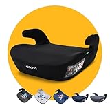 Osann Boost, Ergonomische Sitzerhöhung ohne Isofix, für Kinder ab 135 bis 150 cm - Black