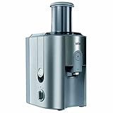 De´Longhi Braun J700 Multiquick 7 Entsafter | Hochleistungs-Entsafter-System | Großer Einfüllschacht (75 mm) | Innovatives Anti-Tropf-System | Kraftvoller 1.000 Watt Motor | silber