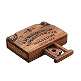 Spirituelle Tischdekoration – Ouija Spiritueller Tisch | Brettspiel Ouija Spirit | Vintage Alphabet aus Holz Ouija mit Planchette für die Jagd Geist