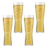 GarageBar | Peroni-Glas | Nukleiertes Bierglas | Offizieller Merchandise-Artikel | kommt mit 2 x Biertropfmatten (4 Pin)