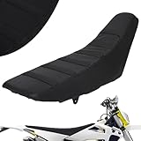 AnXin Universal-Motorrad-Sitzbezug, Gummi, weich, passend für die meisten Dirt Bikes, wie SX CRF, KXF, RM, YZ, YZF, KLX 125, 250, 150, 200, 250, 350, 450, Dirt Pit Bike, Off-Road, Schwarz