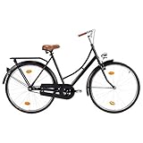 Rantry Holländisches Fahrrad, 28 Zoll, Rahmen 57 cm, für Damen, Möbel für zu Hause, Innen- und Außenbereich, Wohnzimmer, Schlafzimmer, Dekoration für Möbel