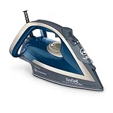 Tefal Dampfbügeleisen Ultragliss Plus, 2800 W, abnehmbarer Kalk-Kollektor, kratzfeste Bügelsohle, 50 g/Min. Dampfabgabe, 260 g/Min. Dampfstoß, Abschaltautomatik, türkis/grau, FV6842