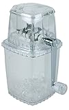 Buddy´s Bar - Eis-Zerkleinerer, hochwertiger Ice Crusher, transparent mit Edelstahl-Messern, robust und langlebig zur Herstellung von Crushed Ice