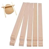 LZYDKH 10 Stück Holzplatten Töpferwerkzeug, Töpferzubehör Nudelholz-Führungsstäbe Führungen Abstandshalter Backen für Töpferwerkstätten Heimwerker 5 Größe 3/4/5/6/7 mm