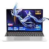 GXMO 15,6 Zoll traditioneller Laptop, Intel 12. Generation N95, 16 GB RAM, 512 GB SSD, FHD 1920 x 1080 IPS, Windows 11 Pro Laptop, BT4.2, HD-Kamera, Fingerabdruck-Entsperrung