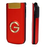 ZDAGELD Lautes Klapphandy mit Großen Tasten für Senioren, 2,4-Zoll-Bildschirm, 4800-mAh-, Kamera, UKW-Radio, Familiennummer 9, SOS 5, übergroße Schriftarten, 110 DB Klingeltonlautstärke, (Rot)