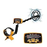 Metalldetektor, MD-6250 Hochleistungs-Untergrundmetalldetektor DREI Erkennungsmodi Goldmünzen Schmuck Ganzmetall