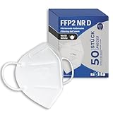 50 Stück CE-zertifizierte schwarze FFP2-Masken Made in Italy| Leichte und komfortable 5-lagige FFP2 NR D-Maske, einzeln versiegelt. EN 149:2001 + A1:2009 (weiß)