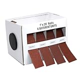 Luobannm Schleifwerkzeug Schleifpapierrolle 6 Meter 25mm Breite Schmirgelpapier Schmirgeltuchrolle Körnung 150 240 320 400 Körnung Polierband