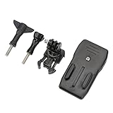 RASTKY Um 360 Grad Drehbarer Rucksack-Clip, Verschleißfester, Leichter, Langlebiger Action-Kamera-Montageclip für, OSMO und Mehr, Schnellverschluss, Weit Verbreitet Beim Surfen,