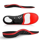 Orthopädische Einlegesohlen Plantar Fasciitis Hohe Arch Support Schuheinlagen für Plattfüß Fußschmerz Fersensporn Einlagen Gel Einlegesohlen Arbeitsschuhe für Herren Damen