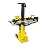 BAMATO Holzspalter HO-8E | Elektroantrieb 400 V | Spaltkraft 8 Tonnen | 485mm max. Spalthub | inkl. Phasenwender | max. Durchmesser 300mm | perfekt für Kurzholz