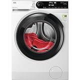 AEG Waschmaschine 9kg Serie 8000 PowerCare - Faserschonend Sauber in nur 59 Min. bei 30°C, A-10%, Dampf-Programm – Weniger Bügeln, Nachlegefunktion, Energiesparend, Wasserstopp 1400 U/min, LR8AMZ49FL