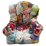 Sitzsack für Stofftiere, wasserdicht, transparent, Spielzeugbeutel zur Aufbewahrung mit Reißverschluss, Organizer für Boden, Bett, Schlafsaal, Kinder, Ecksofa, Schlafzimmer, Couch, Zimmer