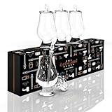 GLENCAIRN Whisky-Glas-Set - 9-teiliges Tasting Pack, enthält 4 Whisky-Gläser, 4 Tasting Caps und 1 Pipette im Geschenk-Set für Whisky Enthusiasten