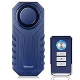 WSDCAM 113 dB Fahrradalarm, Katalysator, Alarm, kabellos, Anti-Diebstahl, Vibration, Bewegungsmelder, Fahrzeugsicherheit, Alarmanlage, wasserdicht, Motorradalarm, Fahrradalarm mit Fernbedienung (keine