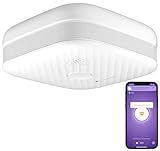 VisorTech Rauchwarnmelder: WLAN-Rauch- & Hitzemelder mit weltweiter App-Benachrichtigung, 85 dB (Rauchmelder auf Handy, Smart Rauchmelder WLAN, Home)