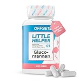 OFFSET Nutrition Appetitzügler Kapseln [mit GLUCOMANNAN] - 90 Stück - aus Japanischen Konjakwurzel - Starke Abnehmtabletten - Für 30 Tage - Ohne Titandioxid