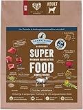 LAKEFIELDS MANUFAKTUR - SUPER Food - Premium Hundefutter trocken, Lamm 61%, getreidefreies Trockenfutter für ausgewachsene Hunde, Alleinfutter mit Lammfleisch, Spinat & Hanfsamen, Größe:2 x 2.5 Kg