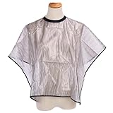 Gogogmee Kurzer Friseurumhang für Salon mit Haarölbehandlungs Schürze Verstellbar Leichte Haarpflegeschürze für Erwachsene Antistatisch Schmutzabweisend