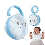Duroecsain Schnullerabdeckung – Schnullerbox mit Panda-Druck, tragbar, staubdicht, für Zuhause, Reisen und Outdoor-Aktivitäten