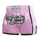 Schweißableitende Unisex-Boxhose, Wahl für MMA- und Muay-Thai-Workouts (M, Rosa)