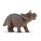 Papo 55036 Junger Triceratops DIE Dinosaurier Figur, Mehrfarben