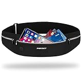 Laufgürtel für Handy,Hüfttaschen Sportgürtel Lauftasche Damen und Herren, Lauftasche Running Belt wasserdichte Super dünn für Joggen, Fitness, Radfahren und Reisen Laufgürtel bis zu 6,9'
