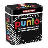 Game Factory 646214 Punto, Mini-Kartenspiel in handlicher Metalldose, Punkt über Punkt zum Sieg, cleveres Reisespiel für Erwachsene und Kinder ab 7 Jahren, deutschsprachige Edition