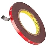 Emitever Doppelseitiges Klebeband - 9.6m x 10mm, 3M Montageband VHB 4229P extra Stark Wasserdichtes Montageklebeband klebestreifen für Wand und LED-Streifen, Auto, Hergestellt aus 3M VHB Klebeband