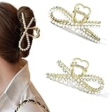 ISIGMA Große Haarklammern for Frauen Große Krallenklammern for dünnes Dickes lockiges Haar Starker Halt 11 cm rutschfeste Matte Haarklammern