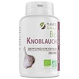 Bio Knoblauch - 280 mg - 200 pflanzliche Kapseln