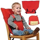 Reisestuhl 19.69x18.11x14.96 Faltbarer Soft Polyester -Haken auf Hochstuhl tragbaren Hochstuhl für Reisebereich und Waschhaken auf Hochstuhl für Babykind tragbarer Hochstuhl für Reise