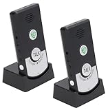 SGZIOO Gegensprechanlage Funk, 1000M Gegensprechanlage Haustelefon, 2 Wege Anruf Funk Wechselsprechanlage, Kabellos Gegensprechanlagen mit 38 Klingeltöne, Sprechanlage für Zuhause Patienten Senioren