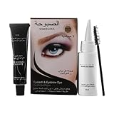 Augenbrauen-Tönungsset,Augenbrauen-Färbeset | Sofortiges Augenbrauen-Farbset, Wimpernfärbe-Set, Wimpern- und Brauen-Farbset für Frauen, natürliches Make-up, Make-up, Augenbraue Niktule