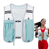 Yonuaret Lauf Trinkweste | Laufrucksack Mit Mehreren Taschen | Stabiles Elastisches Brustsystem Für Trailauf Radfahren Wandern