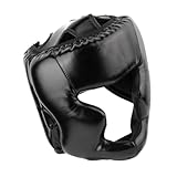 DAGLLGEW Box-Kopfbedeckung, Sparring-Helm, Kampf-Kopfschutz für Grappling, Kickboxen, Karate, Kickboxen, Kopfbedeckung, Kampf-Kopfschutz, Sparring-Helm